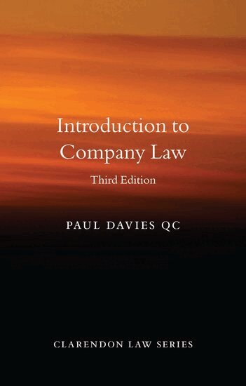 Paul Davies - Introduction to Company Law, Häftad