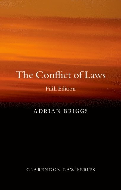 Adrian Briggs - Conflict of Laws, E-bok