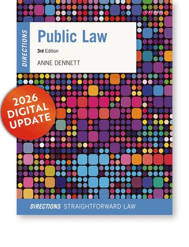 Anne Dennett - Public Law Directions, Häftad