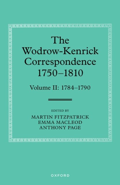 Wodrow-Kenrick Correspondence 1750-1810, E-bok