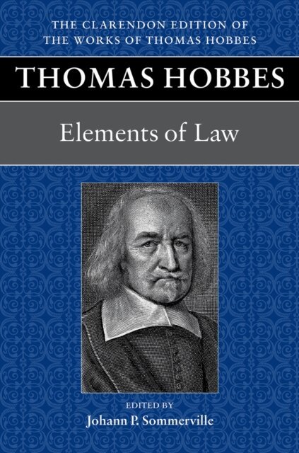 Johann P. Sommerville - Thomas Hobbes: Elements of Law, E-bok