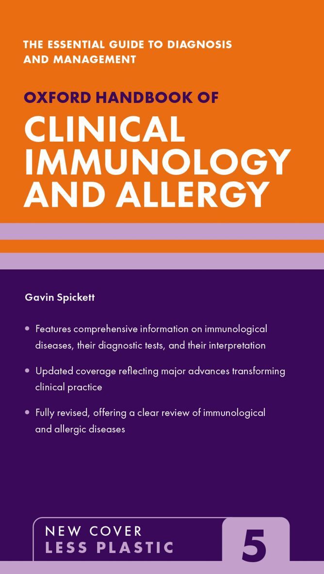 Gavin Spickett - Oxford Handbook of Clinical Immunology and Allergy, Övrigt