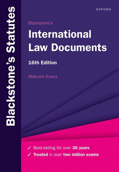 Malcolm Evans, Malcolm D. Evans - Blackstone's International Law Documents, Häftad. Tillgänglighet: Lägg till