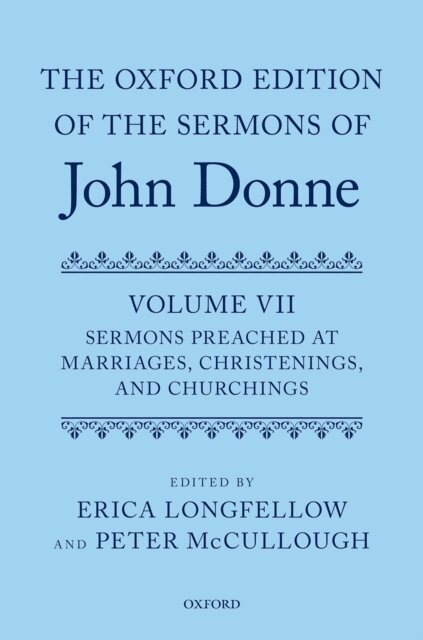 Erica Longfellow, Peter McCullough - Oxford Edition of the Sermons of John Donne, Volume VII, E-bok