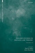 Oxford Studies in Private Law Theory: Volume III