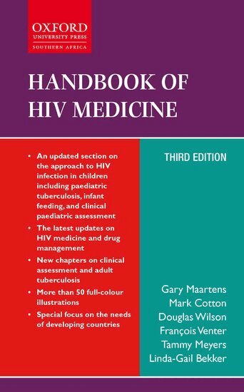 Douglas Wilson, Mark Cotton, Linda-Gail Bekker, Tammy Meyers, Francois Venter, Gary Maartens - Handbook of HIV medicine, Häftad