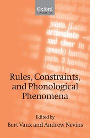 Rules, Constraints, and Phonological Phenomena