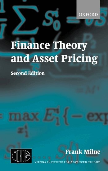 Frank Milne - Finance Theory and Asset Pricing, Inbunden. Tillgänglighet: Lägg i varukorg