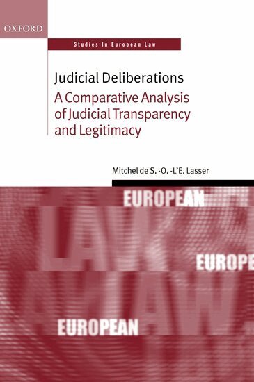 Mitchel de S.-O.-l'E. Lasser - Judicial Deliberations, Inbunden