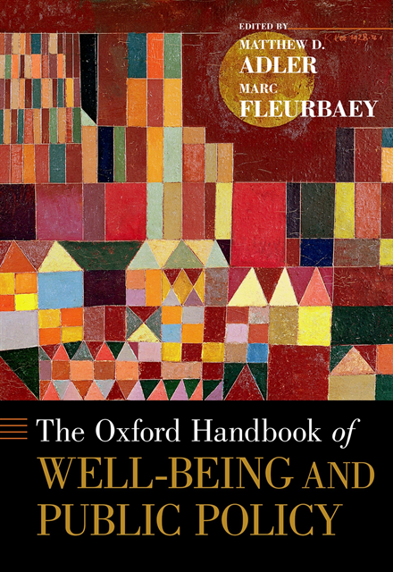Marc Fleurbaey, Matthew D. Adler - Oxford Handbook of Well-Being and Public Policy, E-bok
