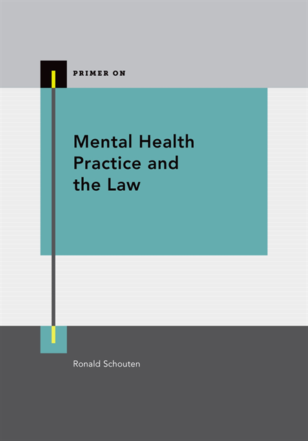 Ronald Schouten - Mental Health Practice and the Law, E-bok
