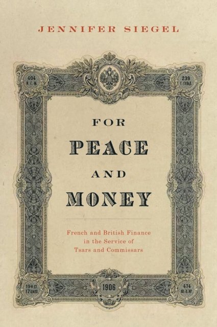 Jennifer Siegel - For Peace and Money, E-bok