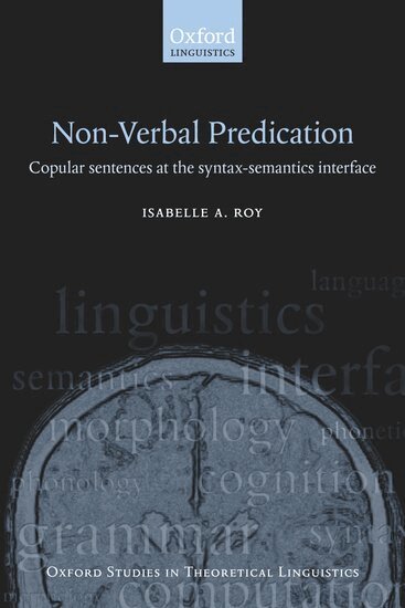 Isabelle Roy - Nonverbal Predication, Häftad
