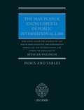 The Max Planck Encyclopedia of Public International Law