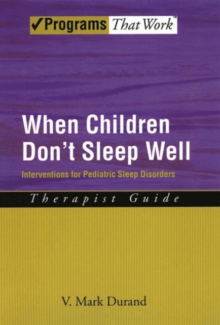 V. Mark Durand - When Children Don't Sleep Well, E-bok