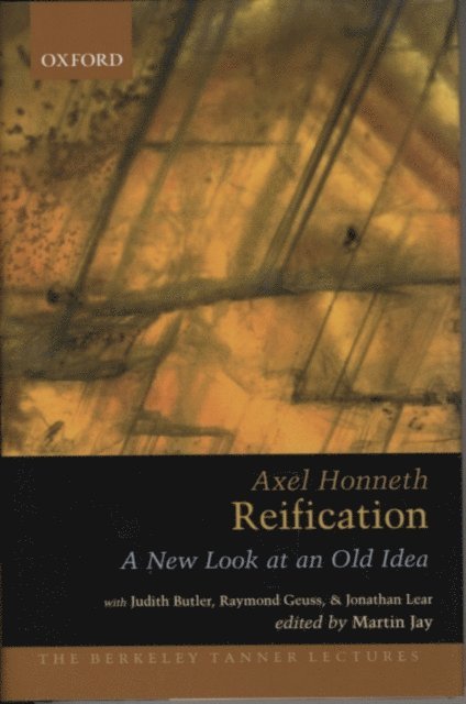 Axel Honneth - Reification, E-bok