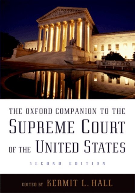 Kermit L. Hall - Oxford Companion to the Supreme Court of the United States, E-bok