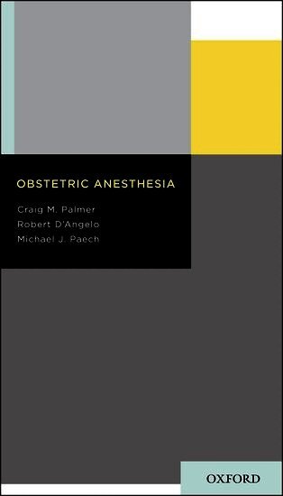 Craig M. Palmer, Robert D'Angelo, Michael J. Paech - Obstetric Anesthesia, Häftad