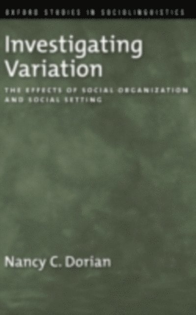 Nancy C. Dorian - Investigating Variation, E-bok
