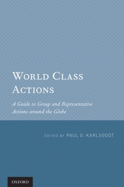 Paul G. Karlsgodt - World Class Actions, E-bok