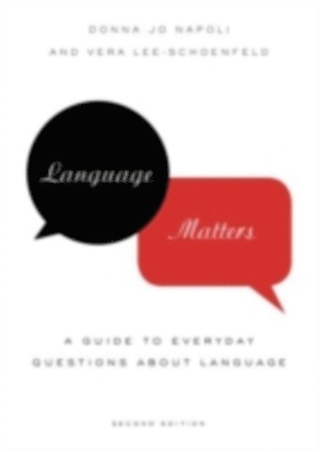 Vera Lee-Schoenfeld, Donna Jo Napoli - Language Matters, E-bok