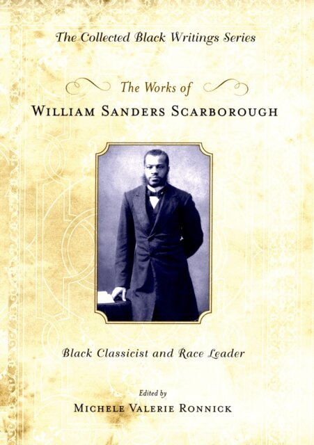 William Sanders Scarborough, Michele Ronnick - Works of William Sanders Scarborough, E-bok