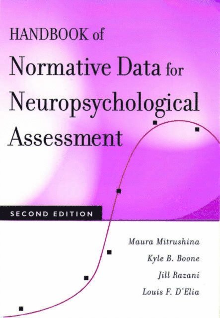 Louis F. D'Elia, Jill Razani, Kyle B. Boone, Maura Mitrushina - Handbook of Normative Data for Neuropsychological Assessment, E-bok