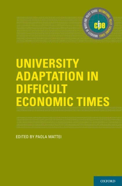 Paola Mattei - University Adaptation in Difficult Economic Times, E-bok