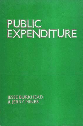 Jerry Miner - Public Expenditure, Häftad