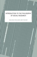 Introduction To The Philosophy Of Social Research