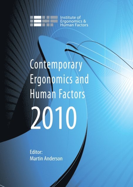 Martin Anderson - Contemporary Ergonomics and Human Factors 2010, E-bok