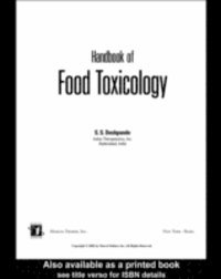 S.S. Deshpande - Handbook of Food Toxicology, E-bok