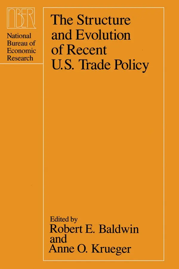 Robert E. Baldwin, Anne O. Krueger - Structure and Evolution of Recent U.S. Trade Policy, Inbunden. Tillgänglighet: Tillfälligt slut