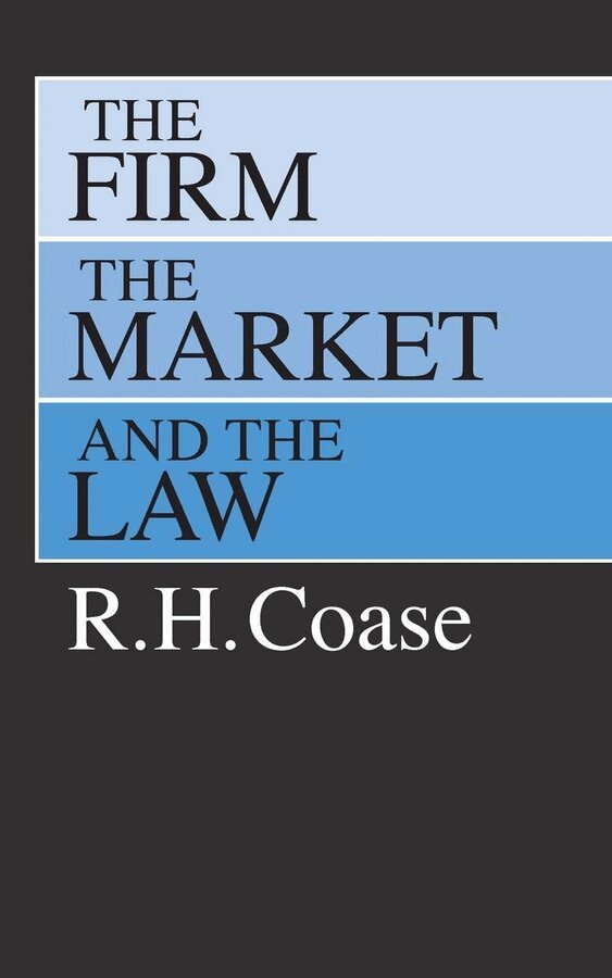 R. H. Coase - Firm, the Market, and the Law, Häftad