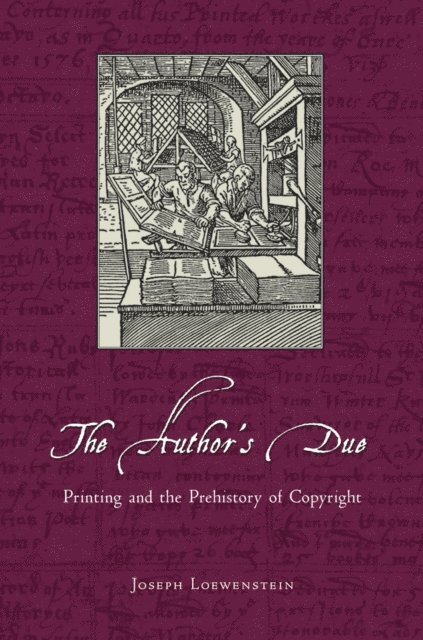 Joseph Loewenstein - Author's Due, E-bok