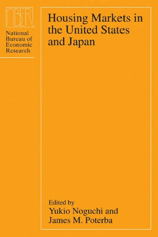 Yukio Noguchi, James M. Poterba - Housing Markets in the United States and Japan, Inbunden. Tillgänglighet: Tillfälligt slut