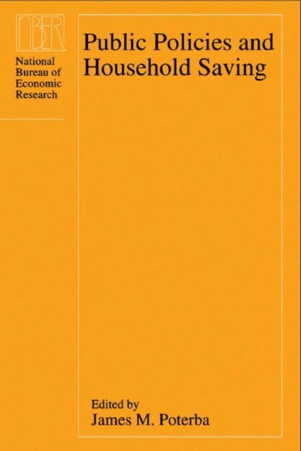 James M. Poterba - Public Policies and Household Saving, E-bok