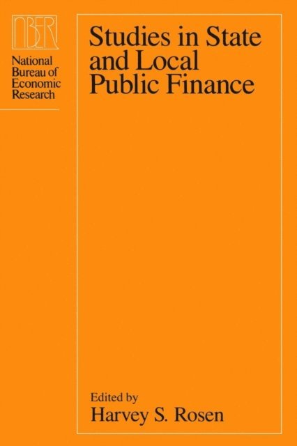 Harvey S. Rosen - Studies in State and Local Public Finance, E-bok
