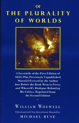 William Whewell, Michael Ruse - Of the Plurality of Worlds, Inbunden