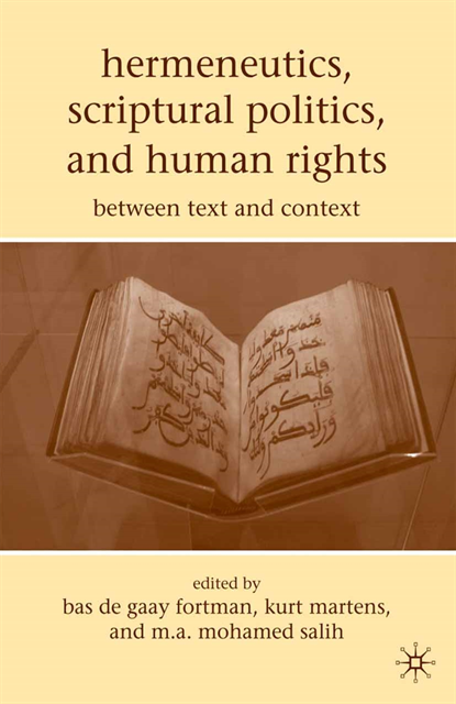B. de Gaay Fortman, M. Salih - Hermeneutics, Scriptural Politics, and Human Rights, E-bok