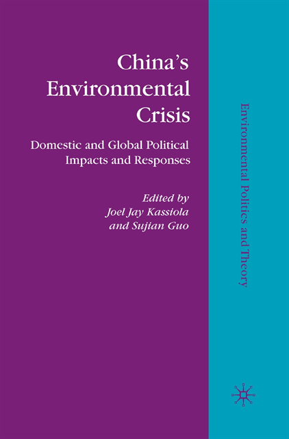 J. Kassiola - China's Environmental Crisis, E-bok