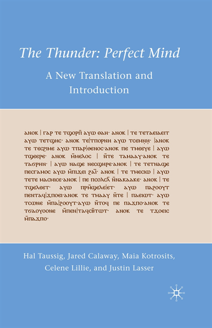 J. Lasser, C. Lillie, M. Kotrosits, J. Calaway, H. Taussig - Thunder: Perfect Mind, E-bok