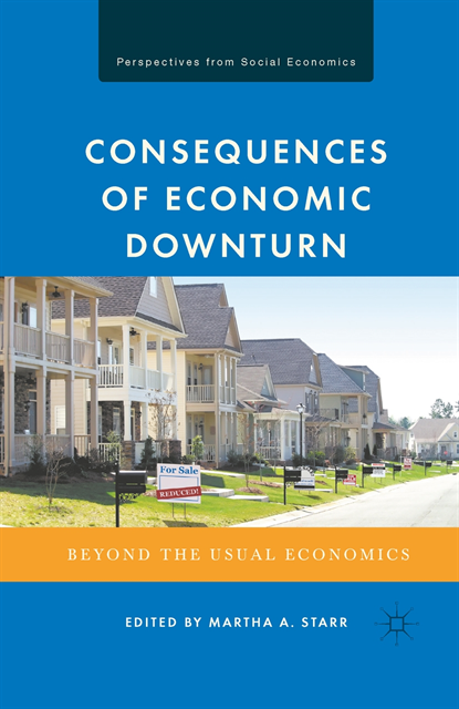 M. Starr - Consequences of Economic Downturn, E-bok