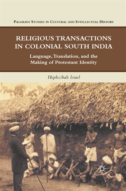 H. Israel - Religious Transactions in Colonial South India, E-bok