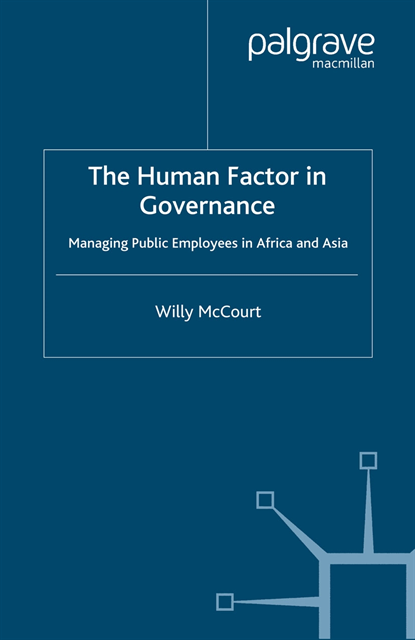 W. McCourt - Human Factor in Governance, E-bok