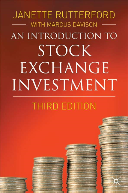 Janette Rutterford, Marcus Davison - Introduction to Stock Exchange Investment, E-bok