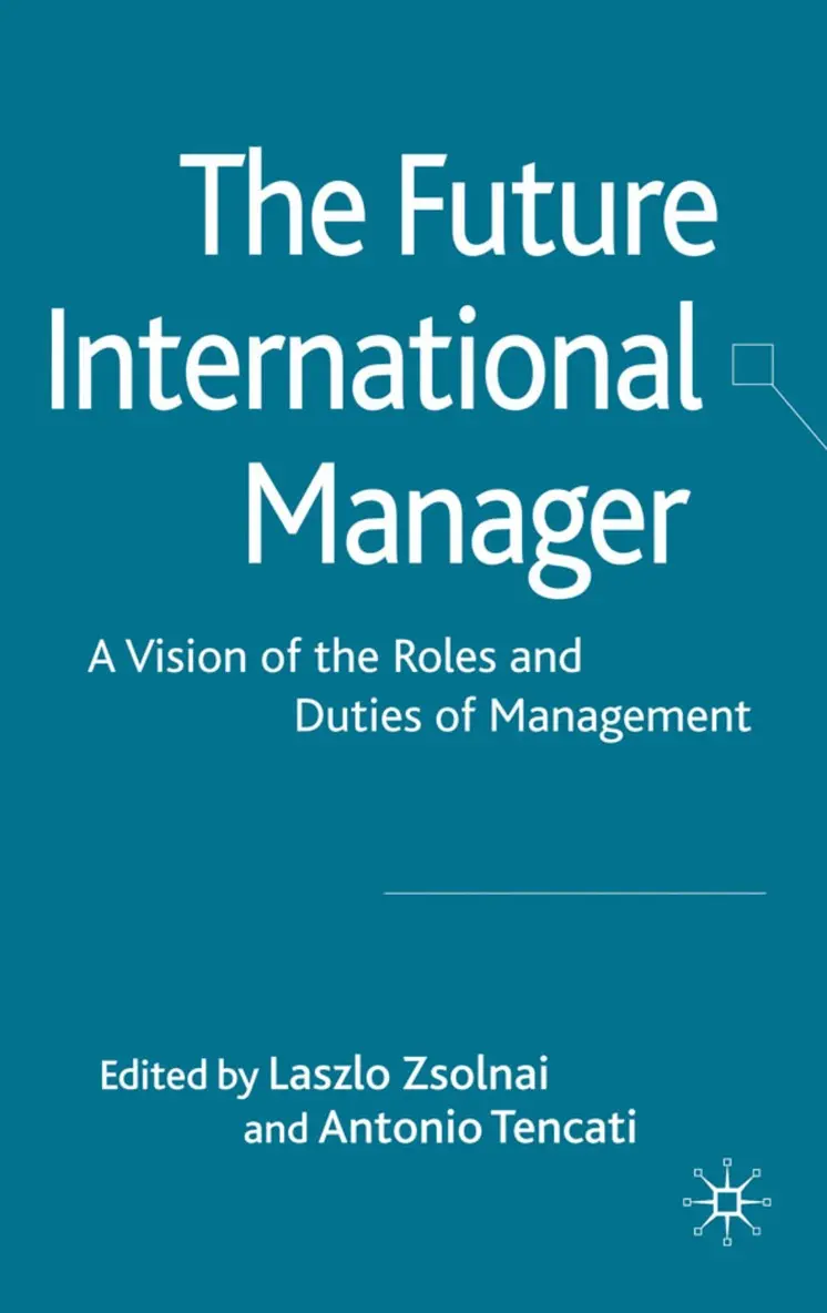 L. Zsolnai, A. Tencati - Future International Manager, Inbunden. Tillgänglighet: Lägg i varukorg