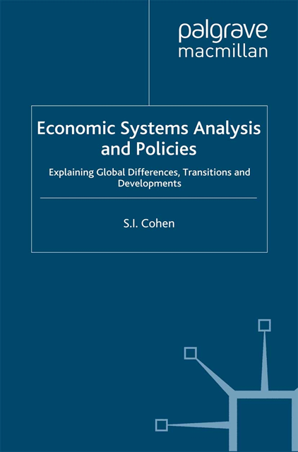 S. Cohen - Economic Systems Analysis and Policies, E-bok
