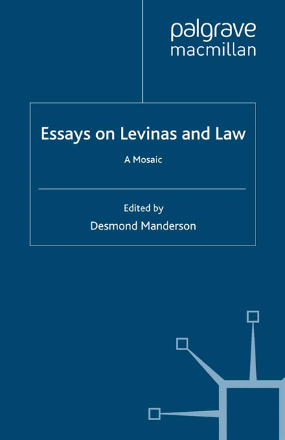 Desmond Manderson - Essays on Levinas and Law, E-bok