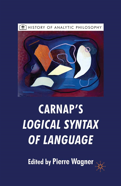 P. Wagner - Carnap's Logical Syntax of Language, E-bok